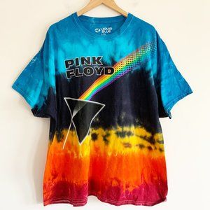 Pink Floyd Us & Them Tie-dye T Shirt Dress L / XL
